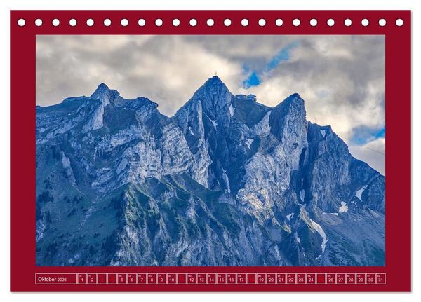 Produktbild: Gr&uuml;ezi in den Schweizer Bergen (Tischkalender 2026 DIN A5 quer), CALVENDO Monatskalender