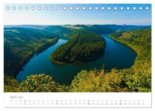 Produktbild: TH&Uuml;RINGEN 2027 (Tischkalender 2027 DIN A5 quer), CALVENDO Monatskalender