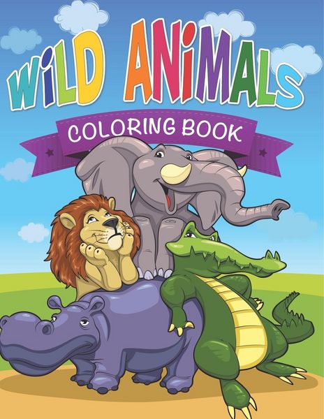 Produktbild: Wild Animals Coloring Book