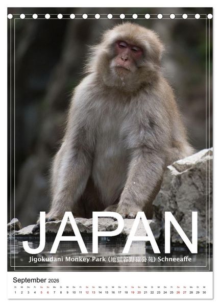 Produktbild: Japan PosterArt 2024 (Tischkalender 2026 DIN A5 hoch), CALVENDO Monatskalender