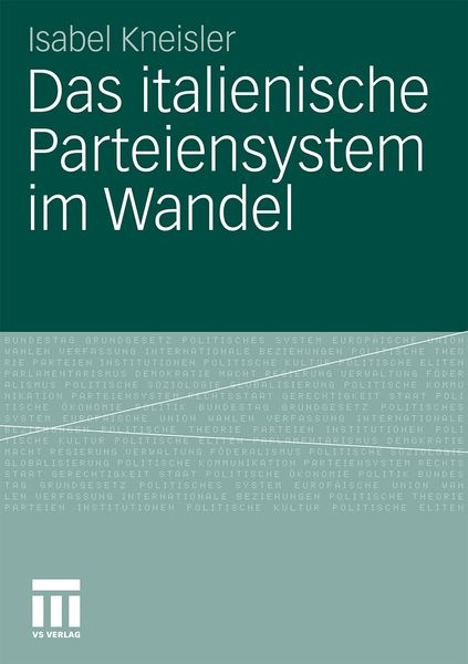 Produktbild: Das italienische Parteiensystem im Wandel