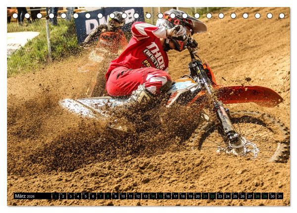 Produktbild: MOTOCROSS 2026 (Tischkalender 2026 DIN A5 quer), CALVENDO Monatskalender