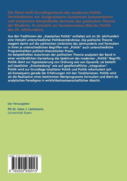 Produktbild: Moderne Politik