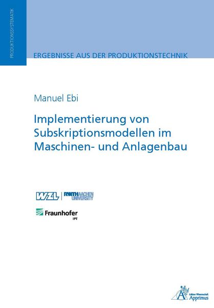 Produktbild: Implementierung von Subskriptionsmodellen im Maschinen- und Anlagenbau