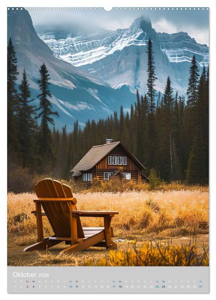 Produktbild: Allein mit der Natur (hochwertiger Premium Wandkalender 2026 DIN A2 hoch), Kunstdruck in Hochglanz