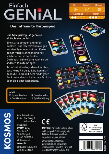 Produktbild: Einfach Genial Das Kartenspiel