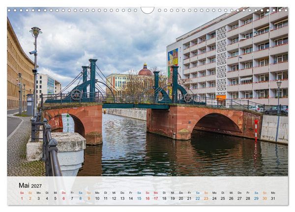 Produktbild: Berliner Wasserwege &ndash; Die Spree und ihre Kan&auml;le (Wandkalender 2027 DIN A3 quer), CALVENDO Monatskalender
