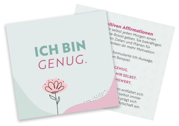Produktbild: Inspirationskarten: 3-Minuten Selbstliebe