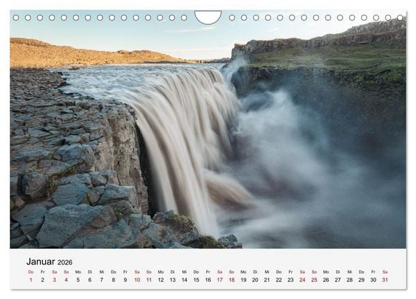 Produktbild: Naturschauspiel Wasserfall: Europas flie&szlig;ende Kunstwerke (Wandkalender 2026 DIN A4 quer), CALVENDO Monatskalender