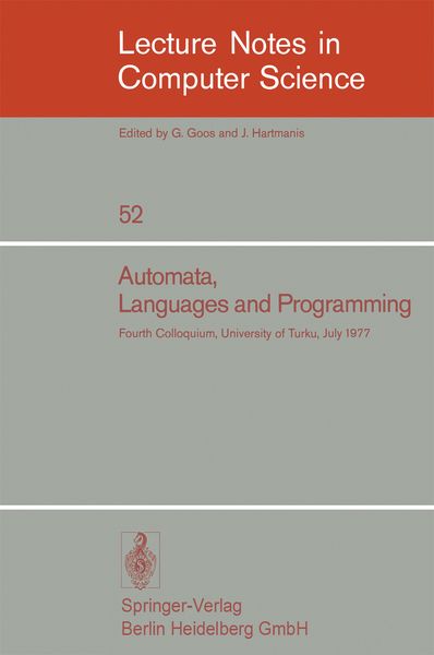Produktbild: Automata, Languages and Programming