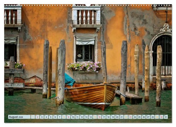 Produktbild: Venedig - sehr privat (hochwertiger Premium Wandkalender 2026 DIN A2 quer), Kunstdruck in Hochglanz