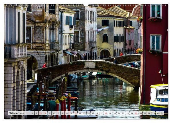 Produktbild: Chioggia - Venedigs kleine Schwester (hochwertiger Premium Wandkalender 2026 DIN A2 quer), Kunstdruck in Hochglanz