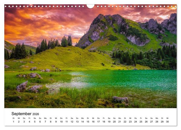Produktbild: Wunderwelt Schweiz (Wandkalender 2026 DIN A3 quer), CALVENDO Monatskalender