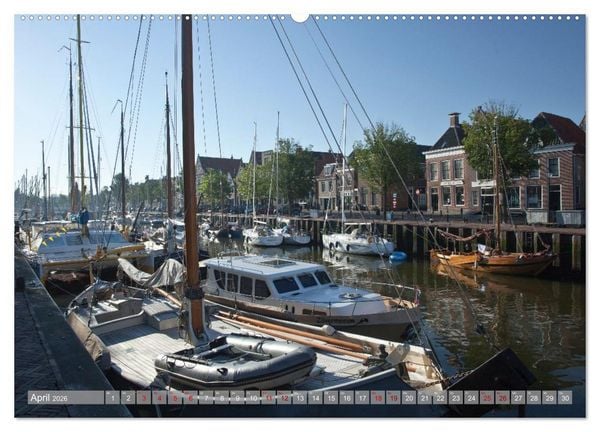 Produktbild: Hausbooturlaub Niederlande - Friesland und Groningen (Wandkalender 2026 DIN A2 quer), CALVENDO Monatskalender