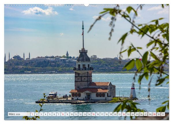 Produktbild: Istanbul - die quirlige Stadt auf zwei Kontinenten (hochwertiger Premium Wandkalender 2026 DIN A2 quer), Kunstdruck in Hochglanz