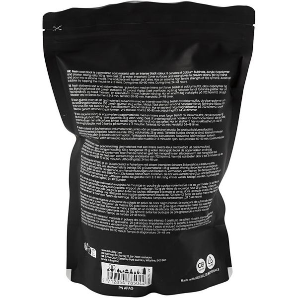Produktbild: Creativ Company Kunstharzguss Schwarz, Schwarz, 800 g