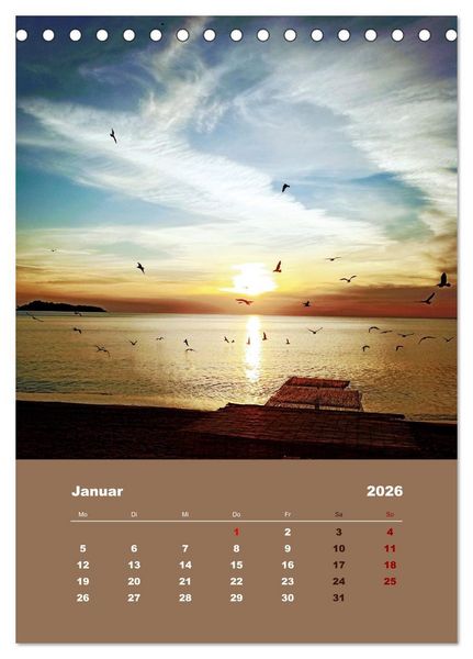 Produktbild: Entdecke die Sch&ouml;nheit der griechischen Insel Lesvos (Tischkalender 2026 DIN A5 hoch), CALVENDO Monatskalender