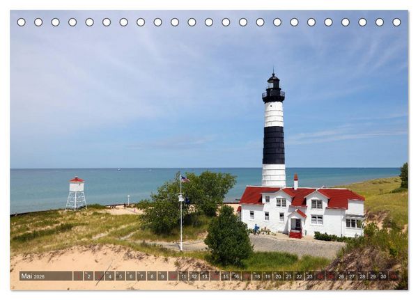 Produktbild: Great Lakes - Die gro&szlig;en Seen (Tischkalender 2026 DIN A5 quer), CALVENDO Monatskalender