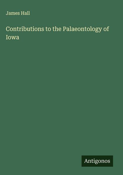 Produktbild: Contributions to the Palaeontology of Iowa