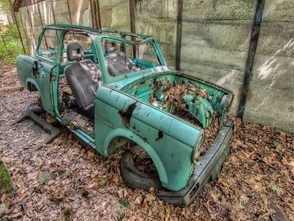 Produktbild: CALVENDO Puzzle Rostlaube - Trabant | 1000 Teile Lege-Gr&ouml;&szlig;e 64x48cm Foto-Puzzle f&uuml;r gl&uuml;ckliche Stunden