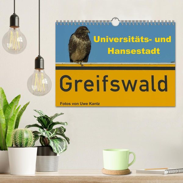 Produktbild: Univerit&auml;ts- und Hansestadt Greifswald (Wandkalender 2026 DIN A4 quer), CALVENDO Monatskalender