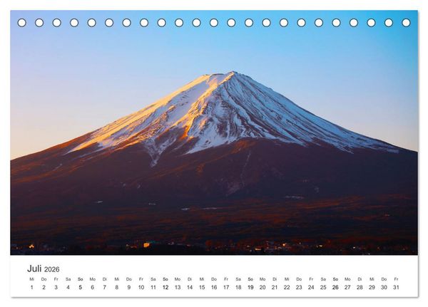 Produktbild: Japan - Land der Kontraste (Tischkalender 2026 DIN A5 quer), CALVENDO Monatskalender