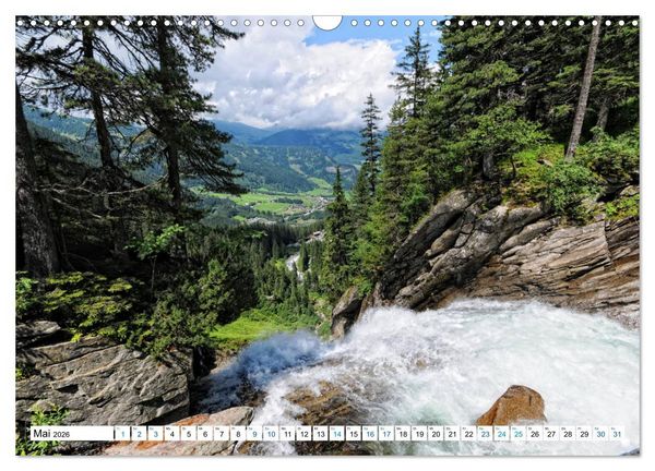 Produktbild: Krimmler Wasserf&auml;lle - Naturlandschaft Krimmler Achental (Wandkalender 2026 DIN A3 quer), CALVENDO Monatskalender