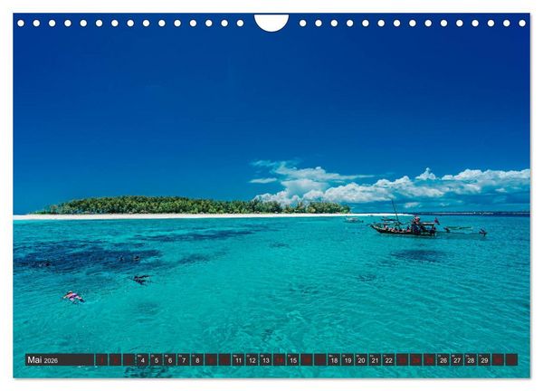 Produktbild: Karibu Sansibar (Wandkalender 2026 DIN A4 quer), CALVENDO Monatskalender