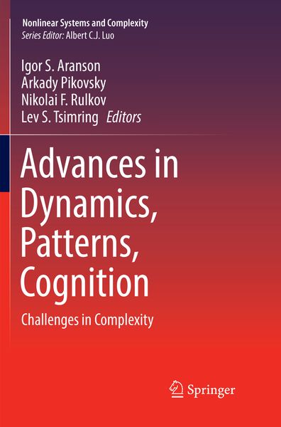 Produktbild: Advances in Dynamics, Patterns, Cognition