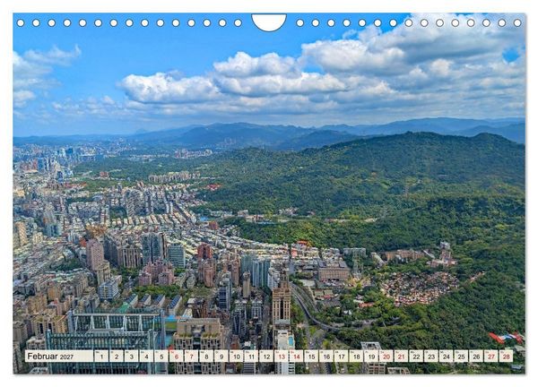Produktbild: Taipeh &ndash; Tradition trifft Moderne (Wandkalender 2027 DIN A4 quer), CALVENDO Monatskalender