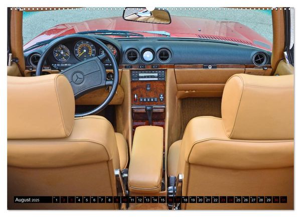 Produktbild: Ein Stern f&uuml;r Amerika - Mercedes Benz 560 SL (Wandkalender 2025 DIN A2 quer), CALVENDO Monatskalender