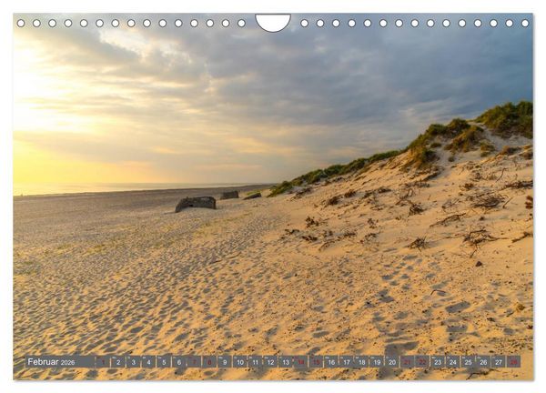Produktbild: D&auml;nemark - Die wundersch&ouml;ne Westk&uuml;ste (Wandkalender 2026 DIN A4 quer), CALVENDO Monatskalender