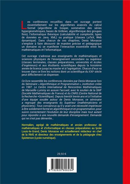 Produktbild: Mathematiques et algorithmique e
