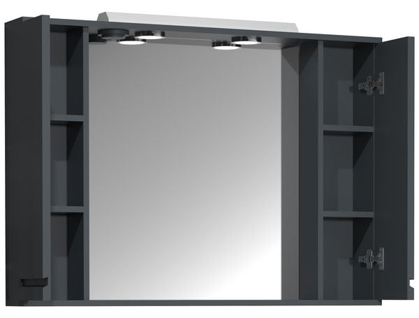 Produktbild: Spiegelschrank Bad Spiegel Beleuchtung Silora XL