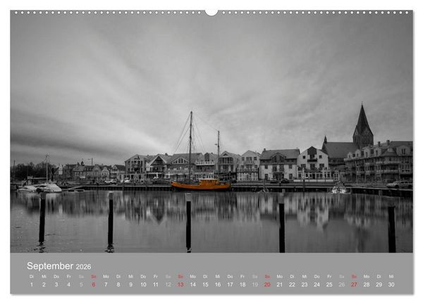 Produktbild: H&auml;fen der Ostsee (hochwertiger Premium Wandkalender 2026 DIN A2 quer), Kunstdruck in Hochglanz