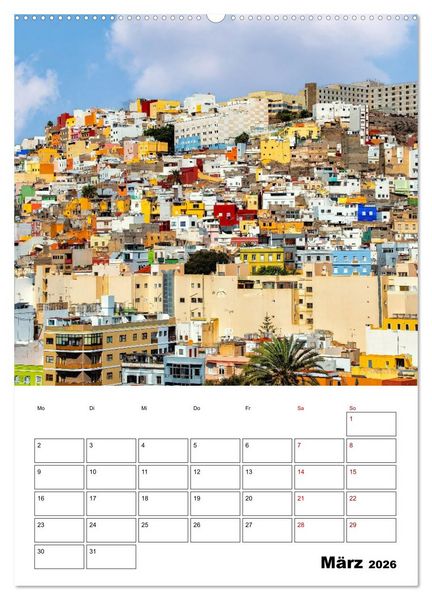 Produktbild: Las Palmas - ein traumhaftes Reiseziel (Wandkalender 2026 DIN A2 hoch), CALVENDO Monatskalender