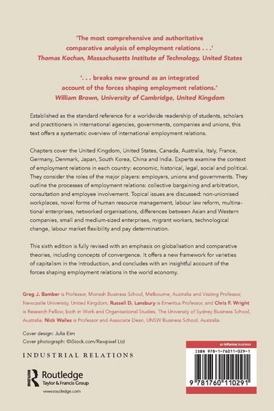 Produktbild: International and Comparative Employment Relations