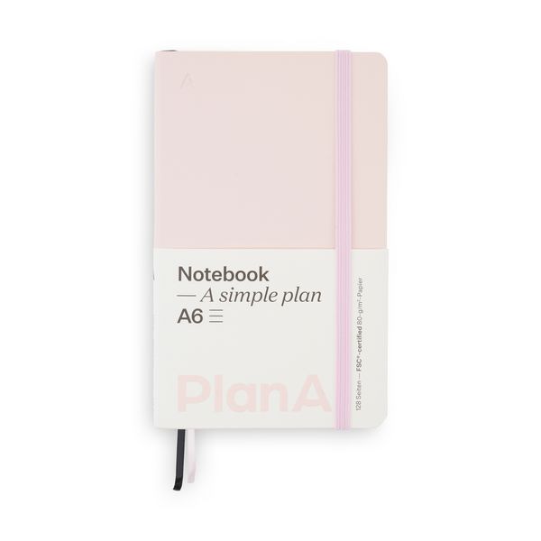 Produktbild: Notizbuch A6 Softcover Magnolia Pink Liniert, 128 Seiten