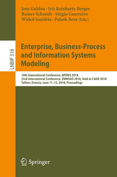 Produktbild: Enterprise, Business-Process and Information Systems Modeling