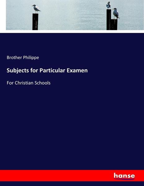 Subjects for Particular Examen, Taschenbuch von Brother Philippe, Hansebooks, 9783744664172