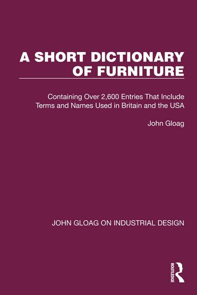 Produktbild: A Short Dictionary of Furniture