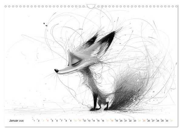 Produktbild: Tierisches Tohuwabohu (Wandkalender 2026 DIN A3 quer), CALVENDO Monatskalender