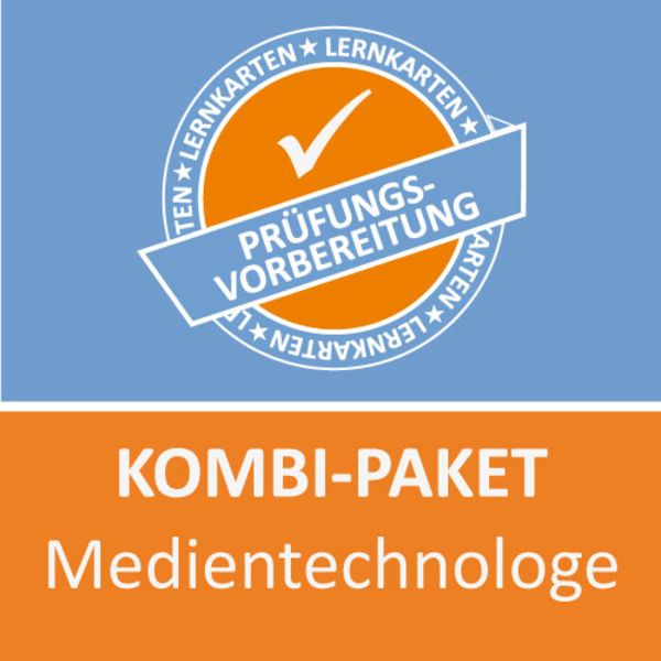 Kombi-Paket Medientechnologe Lernkarten, Set von Zoe Kessler, Princoso, 978-3-96159-336-1