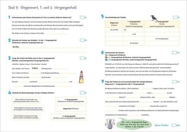 Produktbild: Fit f&uuml;r Deutsch 4. Klasse. Mein Testheft