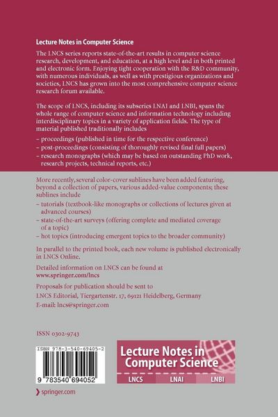 Produktbild: Logic and Theory of Algorithms