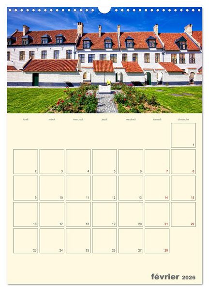 Produktbild: Comt&eacute; belge de Flandre (Calendrier mural 2026 DIN A3 horizontal), CALVENDO calendrier mensuel