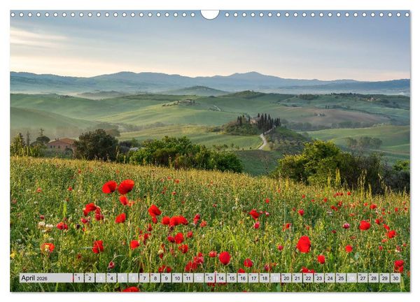 Produktbild: Wundersch&ouml;ne Toskana (Wandkalender 2026 DIN A3 quer), CALVENDO Monatskalender