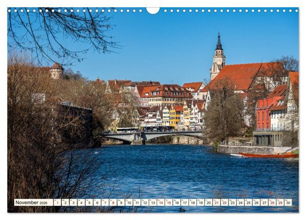 Produktbild: T&uuml;bingen - Schw&auml;bische Perle am Neckar (Wandkalender 2026 DIN A3 quer), CALVENDO Monatskalender