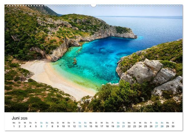 Produktbild: Albanien - Europas geheimes Paradies (hochwertiger Premium Wandkalender 2026 DIN A2 quer), Kunstdruck in Hochglanz