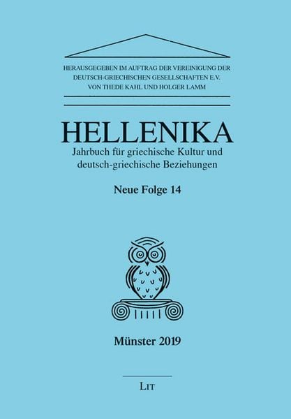 Produktbild: Hellenika. Jahrbuch f&uuml;r griechische Kultur und deutsch-griechische Beziehungen